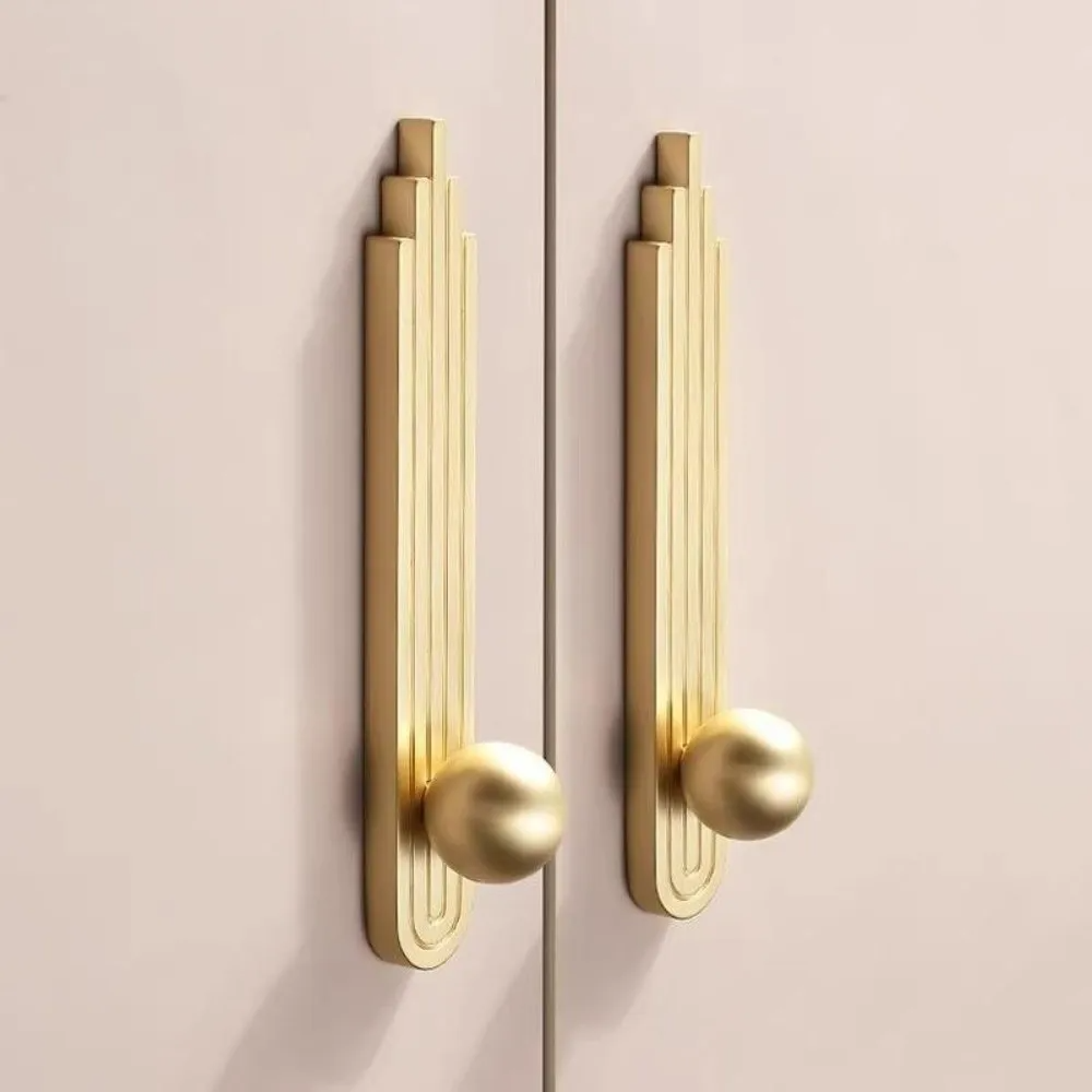 Luxury Gold Cabinet Handle | Modern Minimalist French Style Drawer Pull | Wardrobe & Furniture Handle | FREE SHIPPING ✨🏡