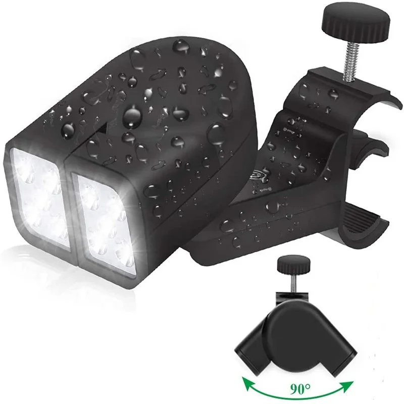 Double-Head LED Grill Light | Heat-Resistant Flexible BBQ Lamp for Night Fishing, Camping & Outdoor Cooking