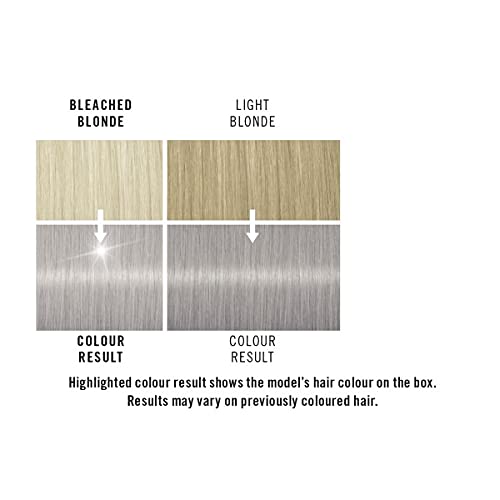 Schwarzkopf Live Ultra Bright or Pastel Color, Steel Silver Number 098 - Pack of 3 From Germany