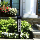 Lighting House Number Light, Solar Address Sign Light with Stake