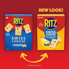6 Pack: Christie Ritz Swiss Cheese Crackers - Savory Snack (180g each) Canadian snack