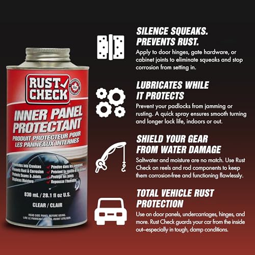 Rust Check Inner Panel Rust Protectant for Crevice & Moisture Protection