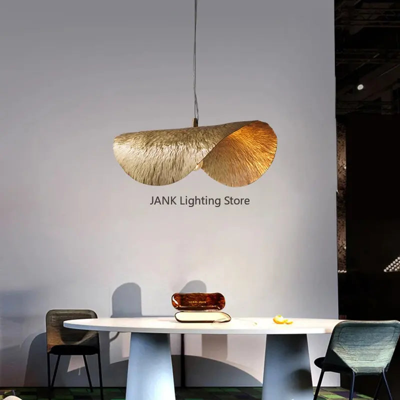 Lotus Leaf Hat Pendant Lamp – Modern LED Hanging Light Fixture