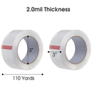 Pacific Mailer™ Heavy-Duty Clear Packaging Tape – Professional Grade for Shipping & Moving