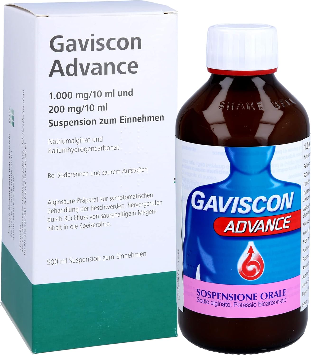 Gaviscon Advance Suspension great peppermint flavor, From Germany