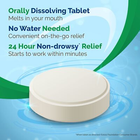 Alavert Allergy Relief 24 Hour Non Drowsy Tablets Citrus Flavor 60 Count