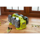 RYOBI P135 18V ONE+ 6-Port Lithium-Ion Battery Fast Charger Supercharger – Charges All RYOBI ONE+ 18 Volt Batteries