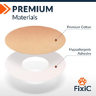 Fixic Freestyle Libre Adhesive Patches – 25 Pack Waterproof CGM Tape for Libre 1, 2, 3 & Libre Plus Sensors