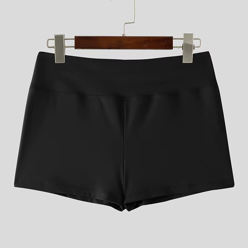 Men's Casual Shorts Elastic Waist Solid Color Jogger Shorts with Pockets Summer Streetwear 2026