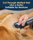 oneisall Quiet Cat Clippers for Matted & Long Hair – 2-Speed Cordless Pet Grooming Trimmer – Free Shipping