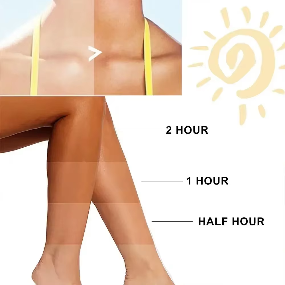 Summer Skin Sunless Self Tanning Cream for Face & Body | Natural Glow Bronzing Lotion (Free Shipping)