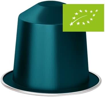 ‘Milano’ Organic Italian Espresso for Nespresso | 100 Organic Aluminum Capsules | The Strongest Organic Espresso in the World! | 100% Nespresso Compatible Pods | Fairtrade