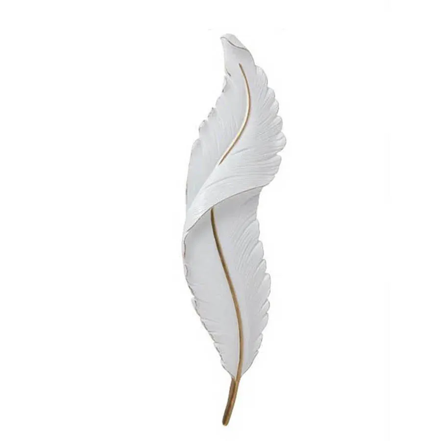 Nordic Feather LED Wall Lamp Modern Wall Sconce for Bedroom Living Room Hallway Free Shipping