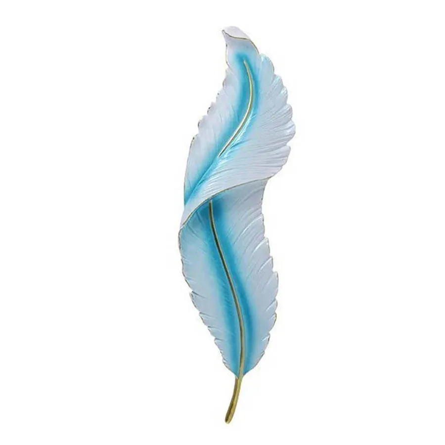 Nordic Feather LED Wall Lamp Modern Wall Sconce for Bedroom Living Room Hallway Free Shipping
