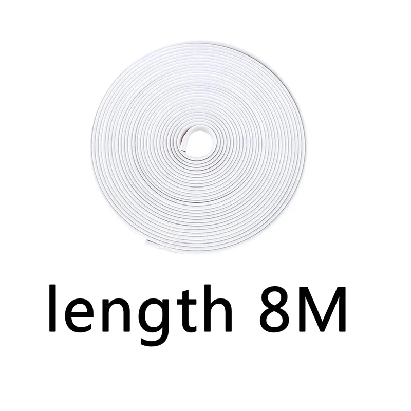 Universal Car Rim Protector Strip | 8M Wheel Edge Guard | Scratch & Curb Rash Protection | Tire Trim Styling | FREE SHIPPING