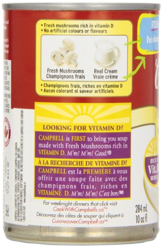 Campbell's® Cream of Mushroom Soup (12 x 284ml) – Authentic Canadian Recipe