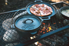 Stansport Pre-Seasoned Cast Iron Dutch Oven Flat Bottom-2 QT