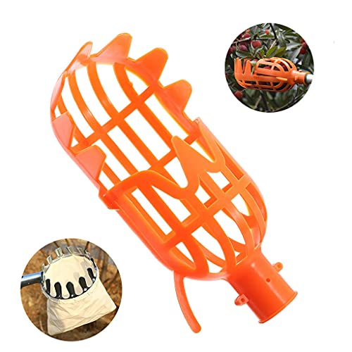 Plastic Fruit Picker Head – Deep Basket Harvester Tool