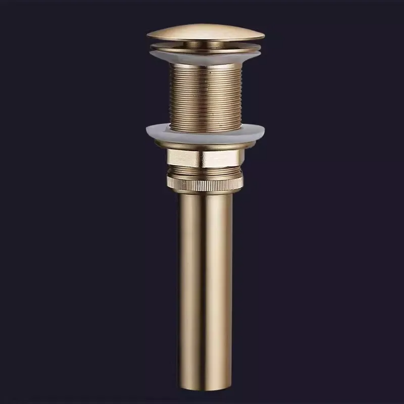 Bathroom  Mixing Faucet Creative Design Brushed Gold Cold And Hot Basin Faucets One Hole Sink Metal Tap Accessories Bath