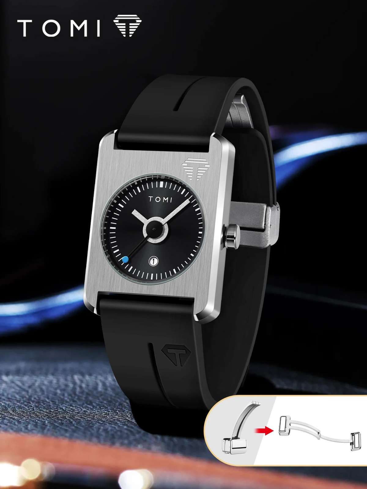TOMI Men's Quartz Watch | Classic Minimalist Analog Wristwatch | Simple Daily Casual Fashion | FREE SHIPPING ⌚✨