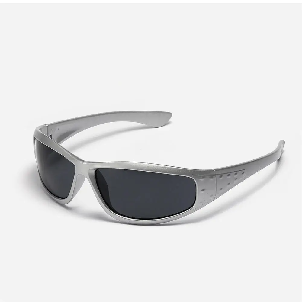 Silver Futuristic Sunglasses | Hollow-Out Cyberpunk Eyewear | Trendy Unisex Fashion Shades | Women & Men | FREE SHIPPING