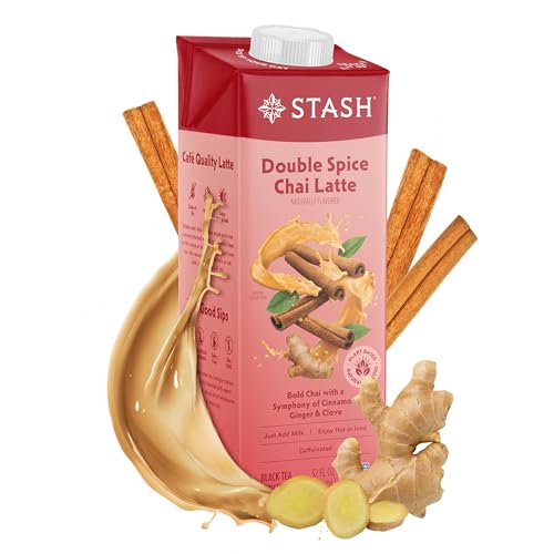 STASH Double Spice Chai Latte Tea Concentrate 32 fl oz | Dairy-Free, Plant-Based, Caffeinated | Free Shipping