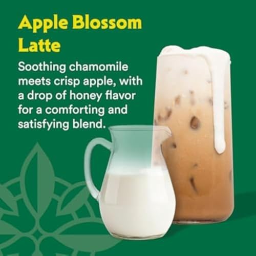 STASH Apple Blossom Latte Tea Concentrate Dairy-Free Plant-Based Chamomile Caffeine-Free -Free Shipping