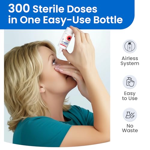Optase HYLO Forte Dry Eye Drops, Preservative-Free 300 Drops – Extra Moisture – Active Glycerin & Hyaluronic Acid – Contact Lens Compatible – 0.33 fl oz