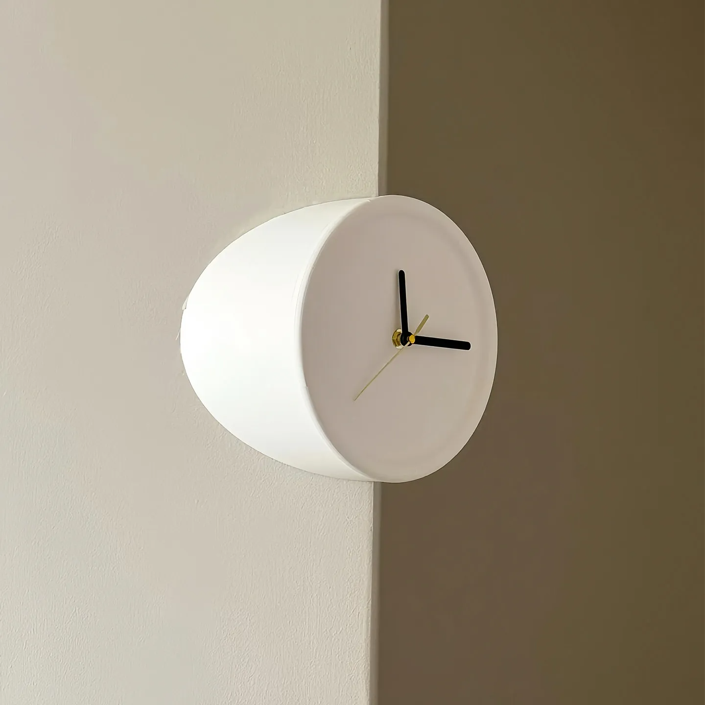 Creative Concave Angle Convex Angle Wall Clocks Mechanism Silent Wall Clock Minimalist Small Living Room Decorative Ornaments