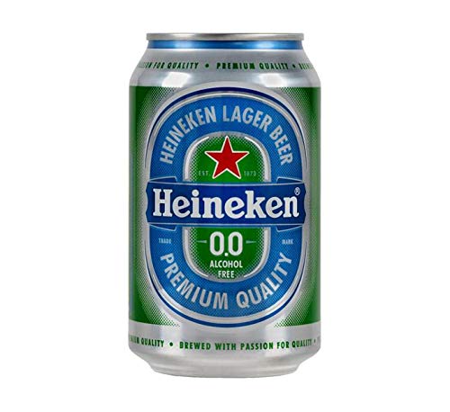 Heineken 0.0% Non Alcohol Beer Pack of 6 11.2 Fl Oz Zero Alcohol