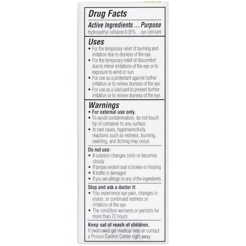 Similasan Complete Eye Relief Drops, Lubricates and Protects, Naturally Inspired Ingredients for Multi-Symptom Eye Discomfort, Preservative-Free, Ectoin Enhanced, Contact Lens Friendly, 0.33 FL.OZ