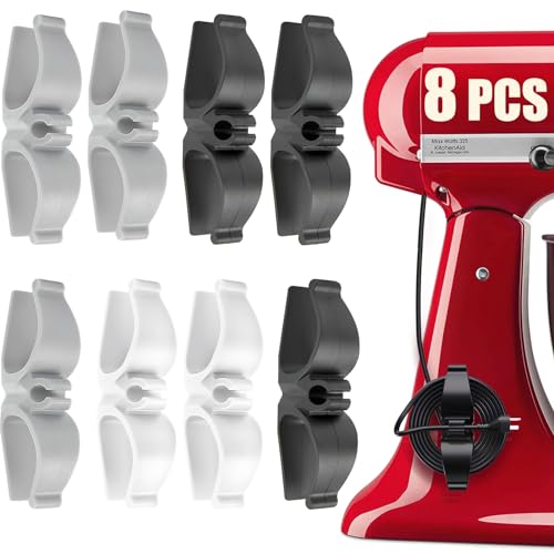Upgraded Kitchen Appliance Cord Organizer – Self-Adhesive Cable Holder for Mixers, Coffee Makers & More
