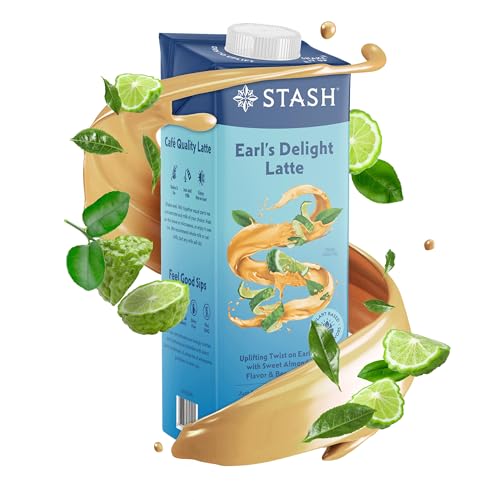 STASH Earl's Delight Latte Tea Concentrate 32 fl oz Dairy-Free Plant-Based Caffeinated free Shipping