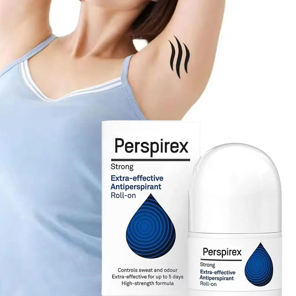 Perspirex Antiperspirant Underarm Roll-On Set of 2| Long-Lasting Clinical Strength Sweat & Odor Protection for Men & Women