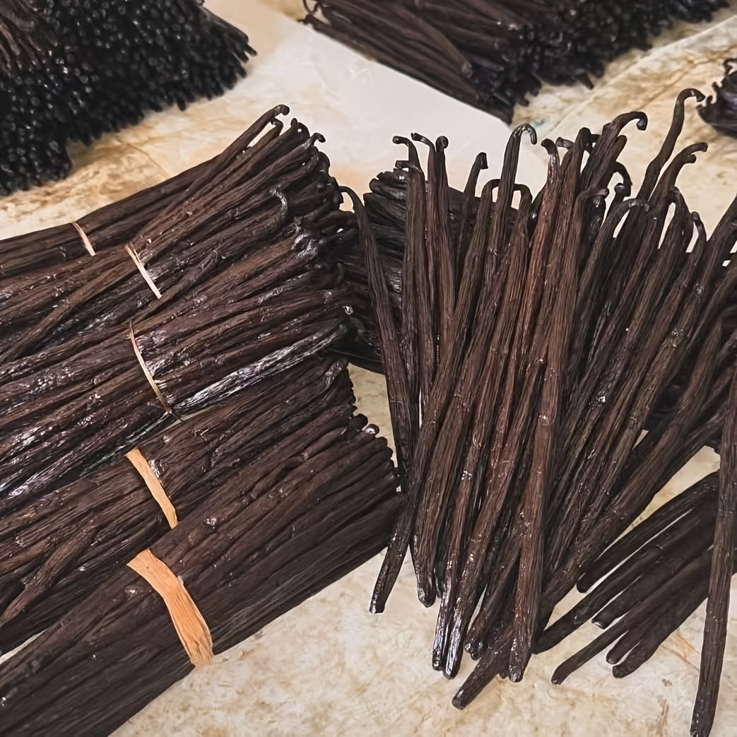 25 Madagascar Vanilla Beans Grade A | 5-Inch Whole Vanilla Pods for Extract & Baking | FREE SHIPPING 🌿🍰