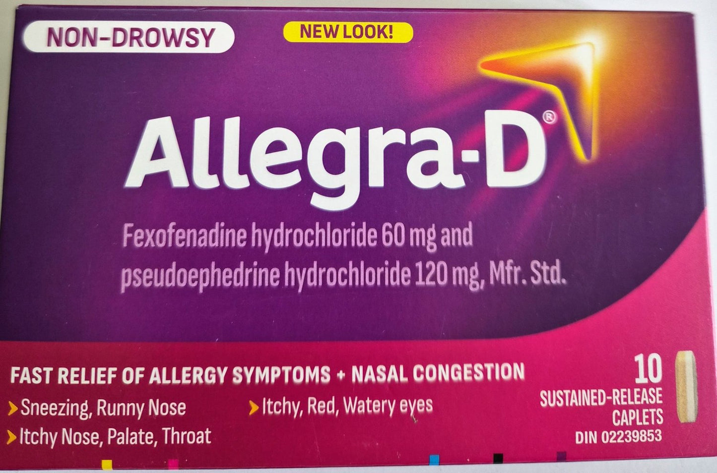 Allegra D  30 cap ALLERGY RELIEF ALLERGY + CONGESTION RELIEF From canadaOther Products from from-canada-to-us (View All)