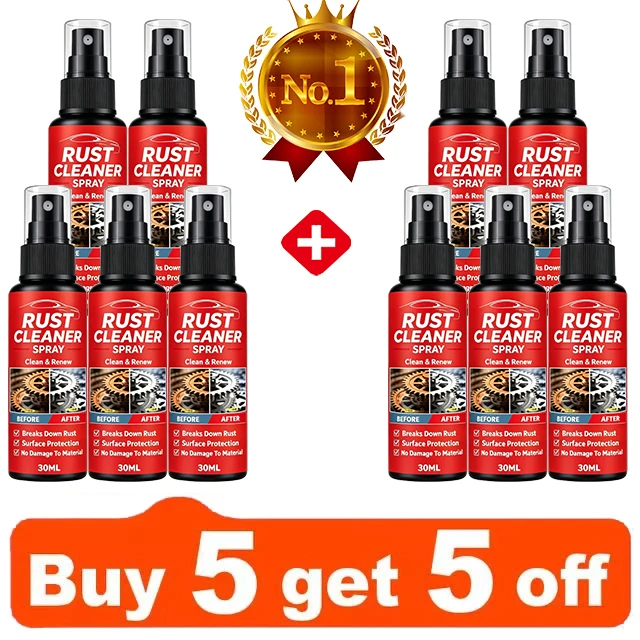 Rust Remover Spray for Metal Surfaces, Household Appliances, Auto Wheels & Tire Rust Cleaner