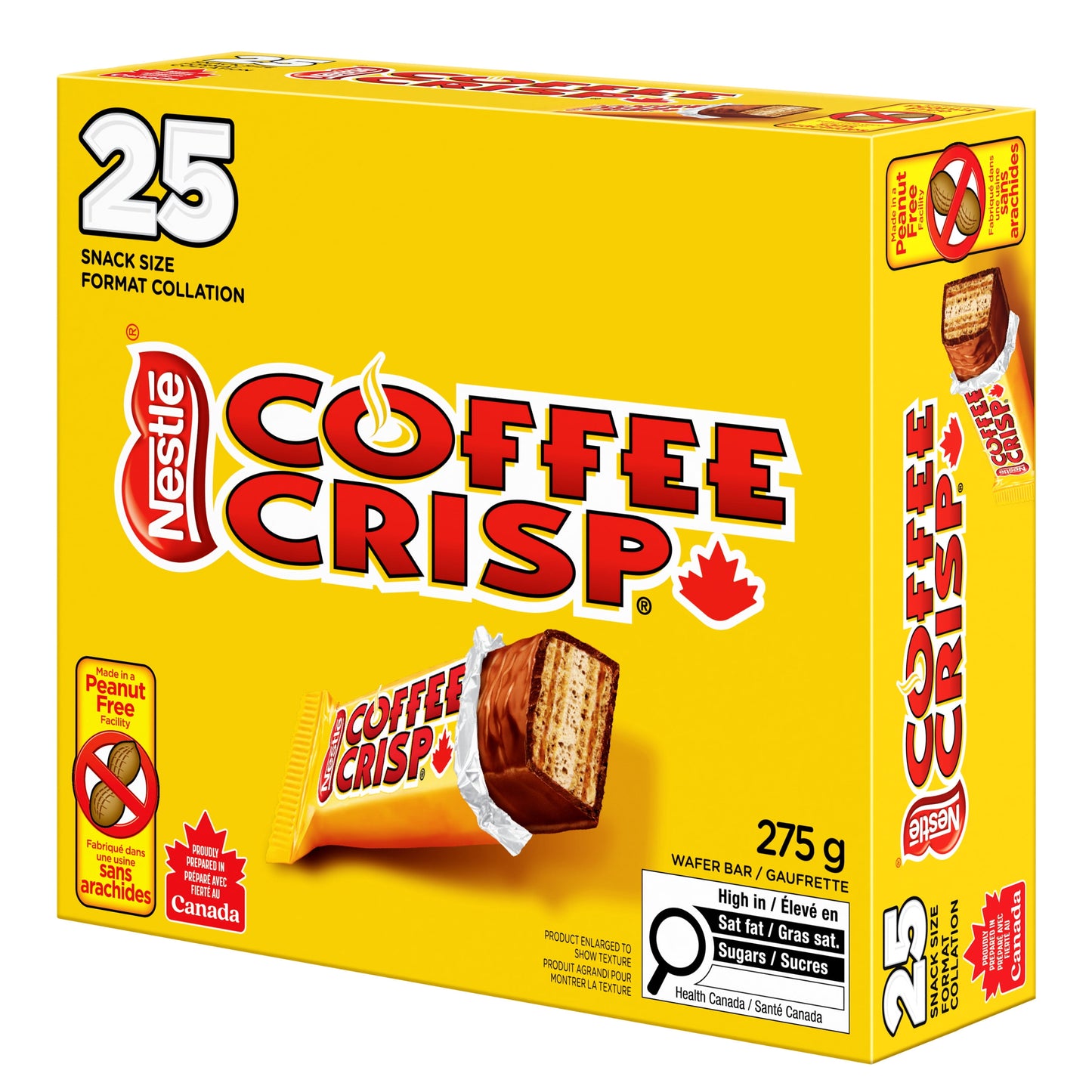 Nestlé Coffee Crisp Chocolate Bar 275g Canadian Chocolate Candy – Free Shipping