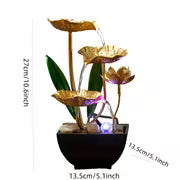 The Serenity Desktop Fountain & Ultrasonic Humidifier – Modern Home Relaxation Craft