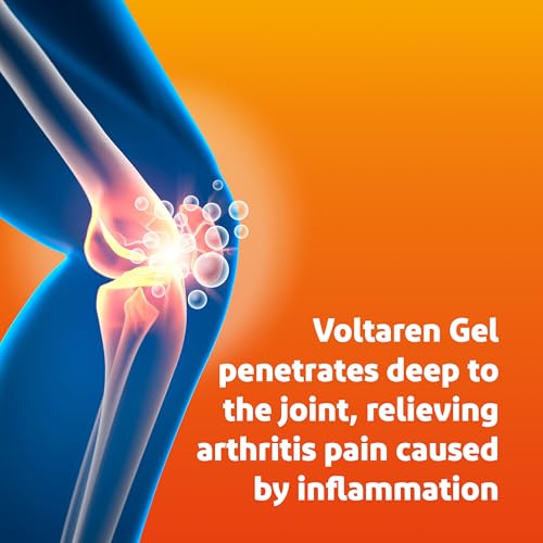 Voltaren Arthritis Pain Gel with Diclofenac 100g x2 – Easy Open Cap Topical Pain Relief – Free Shipping