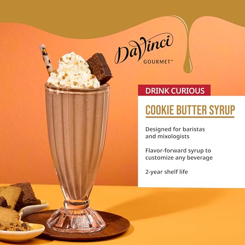 DaVinci Gourmet Cookie Butter Syrup, 25.4 Fluid Ounces (Pack of 4)