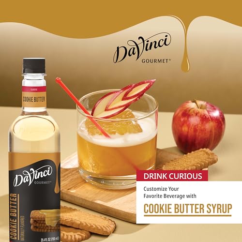 DaVinci Gourmet Cookie Butter Syrup, 25.4 Fluid Ounces (Pack of 4)