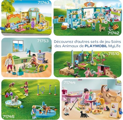 PLAYMOBIL Cat Café Playset | Cat-Themed Creative Role Play Toy Set | FREE SHIPPING