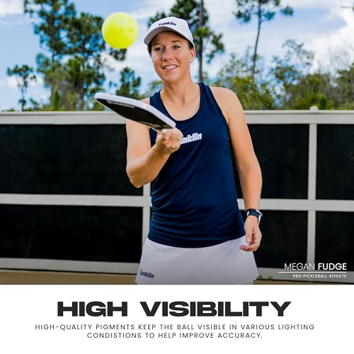 Franklin Sports X-40 Outdoor Pickleballs Official USA Pickleball Ball Set of 3