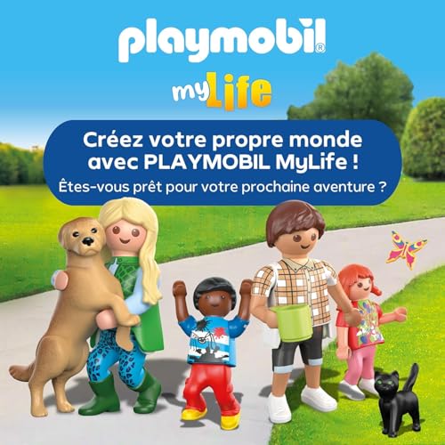 PLAYMOBIL Cat Café Playset | Cat-Themed Creative Role Play Toy Set | FREE SHIPPING