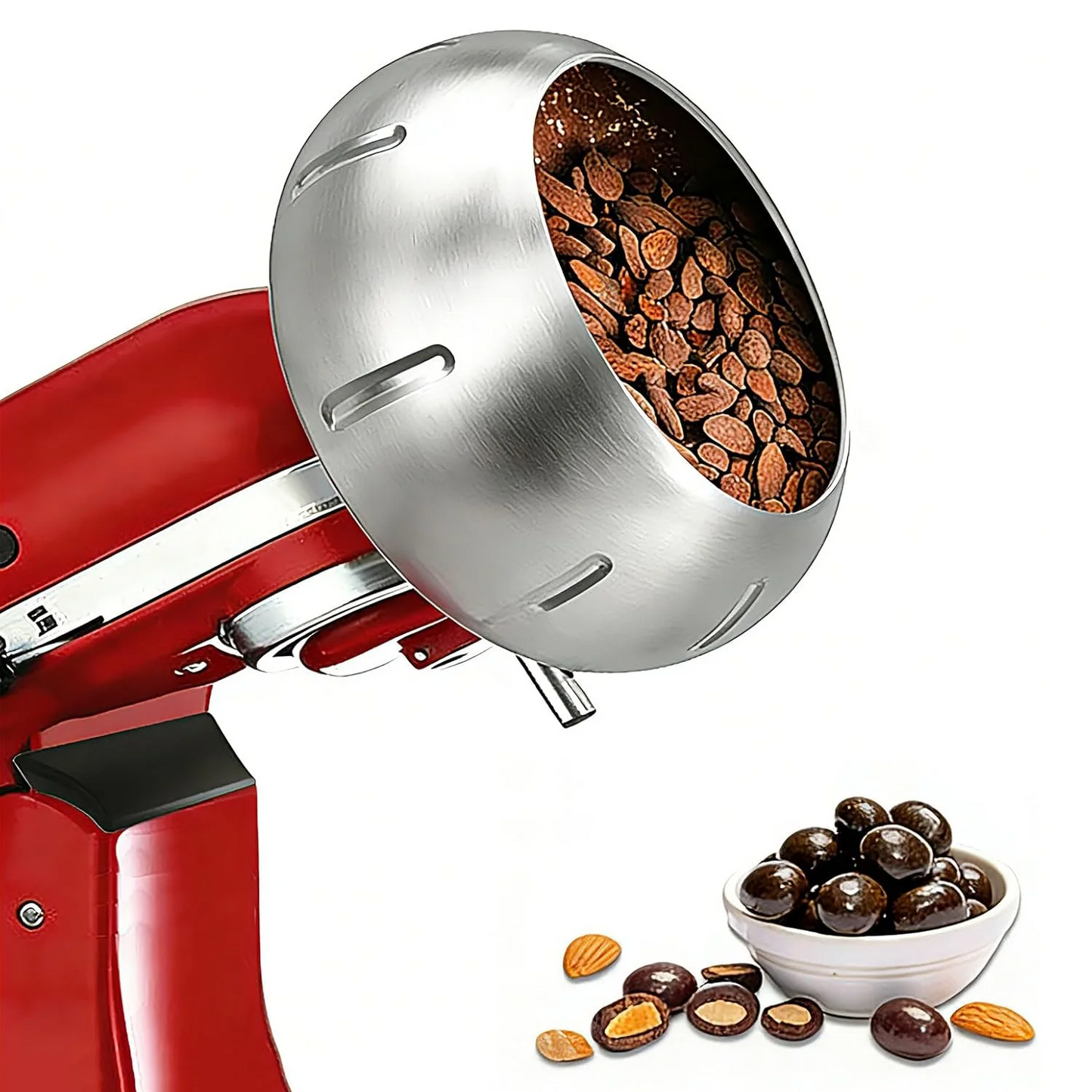 Chocolate Coating Attachments Fit KitchenAid 4.5QT 5QT Mixer, Candy Coating Tools For Chocolate Almond & Strawberry