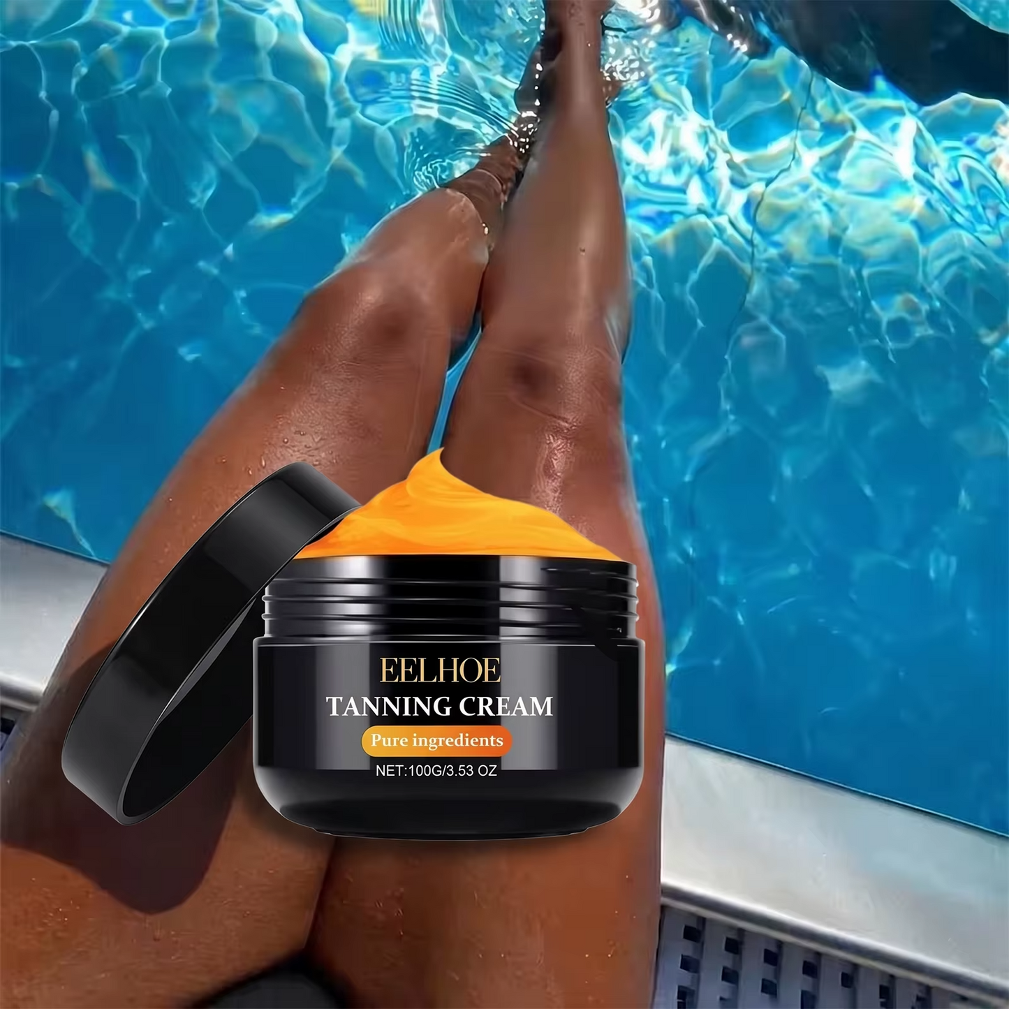 Summer Skin Sunless Self Tanning Cream for Face & Body | Natural Glow Bronzing Lotion (Free Shipping)