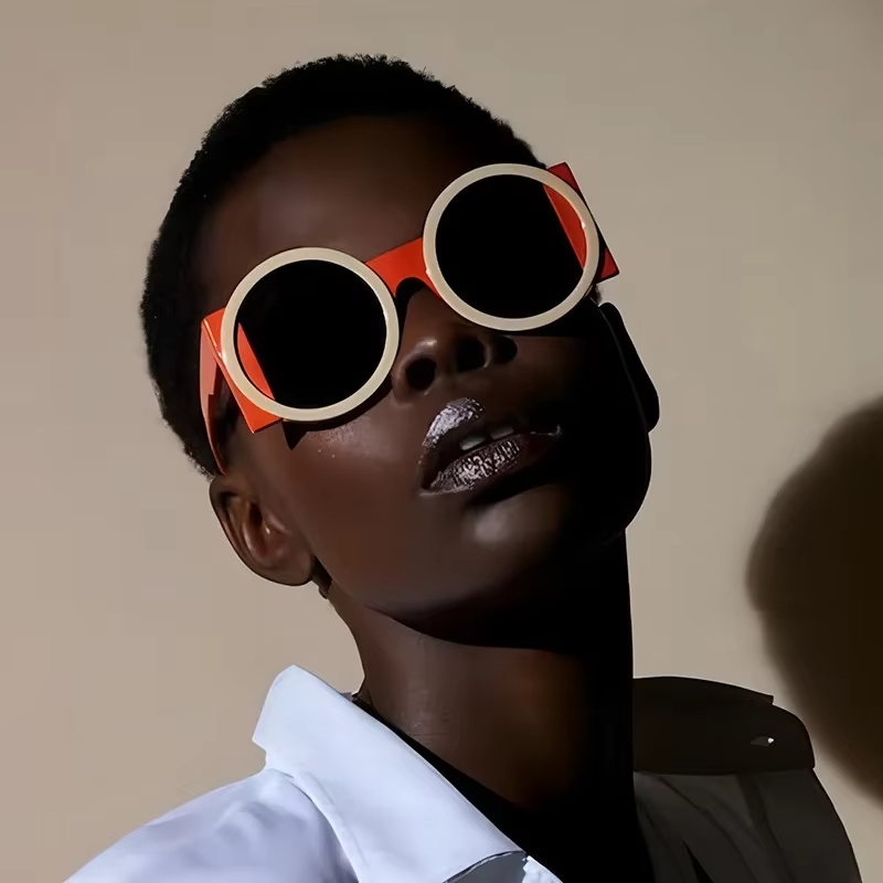 Round Double Color Sunglasses for Women & Men | Retro UV400 Fashion Eyewear | Outdoor Beach Travel | FREE SHIPPING 🕶️