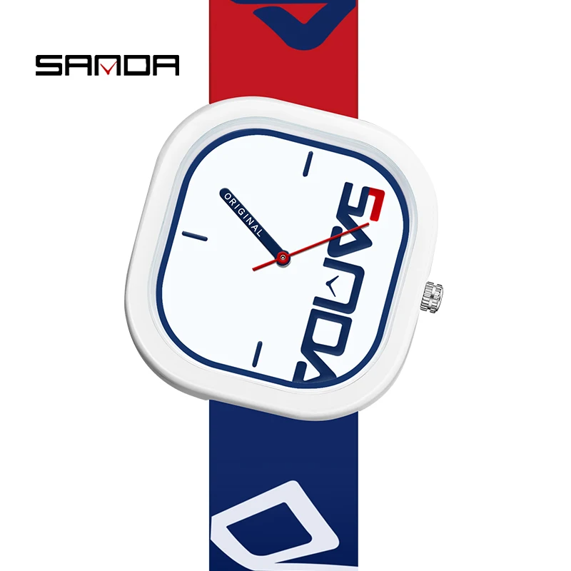 Original SANDA Men's Quartz Sports Watch | Waterproof Silicone Strap | Casual Fashion Wristwatch | Simple Design | FREE SHIPPING ⌚🏃‍♂️