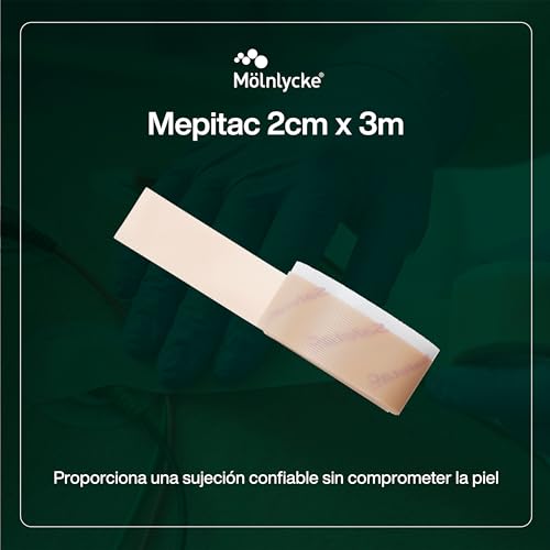 Mepitac 298300 Soft Silicone Tape 2 cm x 3 m (0.8 in x 3.3 yd) – Free Shipping
